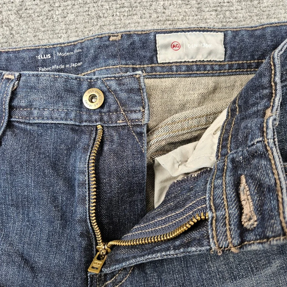 AG Adriano Goldschmied Tellis Modern Slim Jeans Mens 29x34 Dark Wash Denim 360